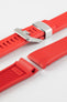 CRAFTER BLUE CB08 Rubber Watch Strap for Seiko "New" Turtle Series – RED