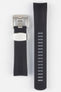 CRAFTER BLUE CB09 Rubber Watch Strap for Seiko "New" Samurai Series – BLACK & BLUE