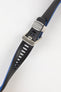 CRAFTER BLUE CB09 Rubber Watch Strap for Seiko "New" Samurai Series – BLACK & BLUE
