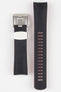 CRAFTER BLUE CB09 Rubber Watch Strap for Seiko "New" Samurai Series – BLACK & RED