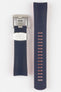 CRAFTER BLUE CB09 Rubber Watch Strap for Seiko "New" Samurai Series – NAVY & RED