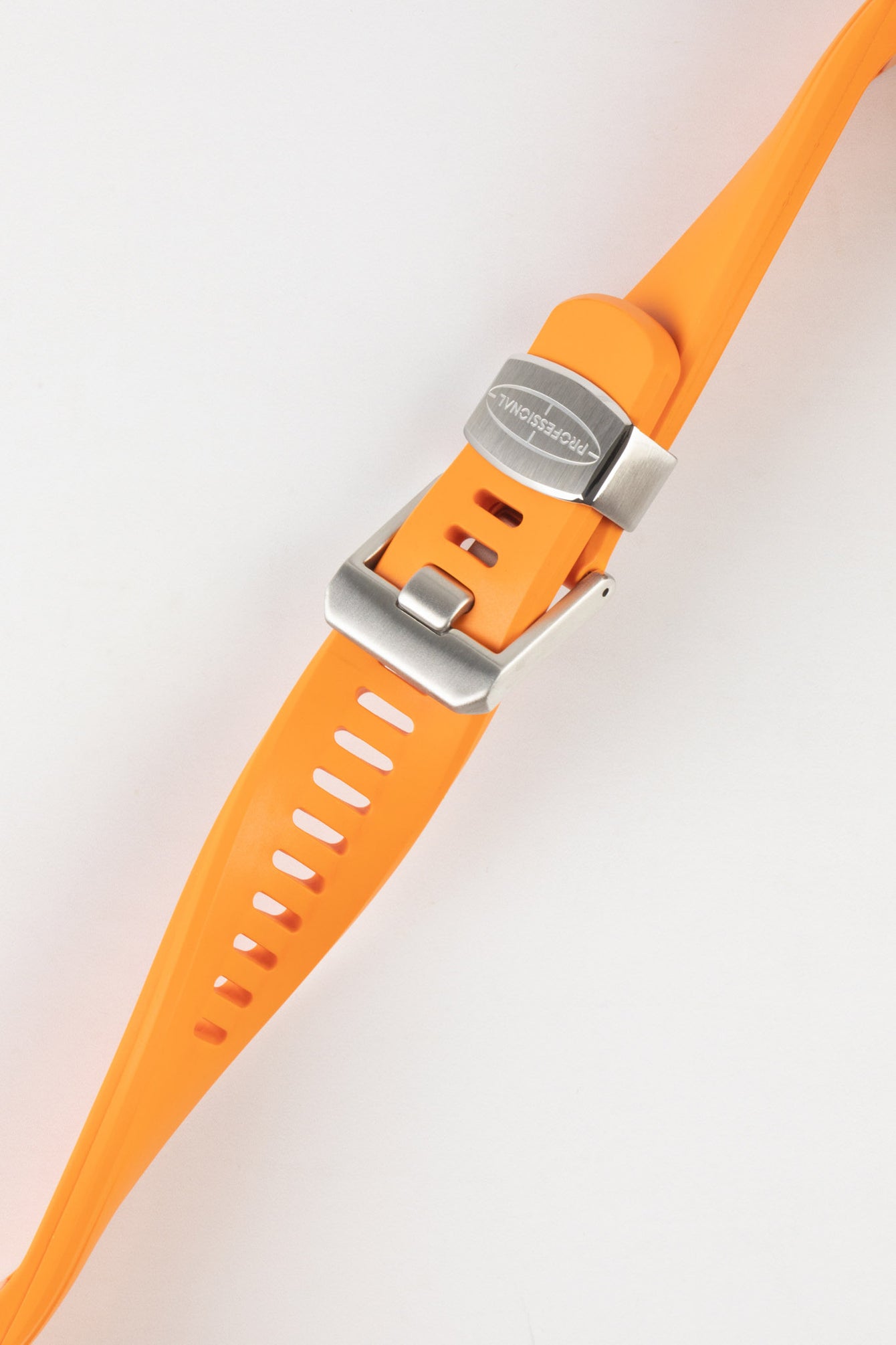 CRAFTER BLUE CB09 Rubber Watch Strap for Seiko "New" Samurai Series – ORANGE