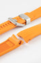 CRAFTER BLUE CB09 Rubber Watch Strap for Seiko "New" Samurai Series – ORANGE