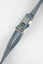 CRAFTER BLUE CB10 Rubber Watch Strap for Seiko 5 Sports Series – GREY with Rubber & Steel Keepers