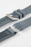CRAFTER BLUE CB10 Rubber Watch Strap for Seiko 5 Sports Series – GREY with Rubber & Steel Keepers