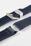 CRAFTER BLUE CB10 Rubber Watch Strap for Seiko SKX Series – NAVY BLUE with Rubber & Steel Keepers
