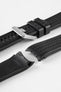 black rubber watch strap 