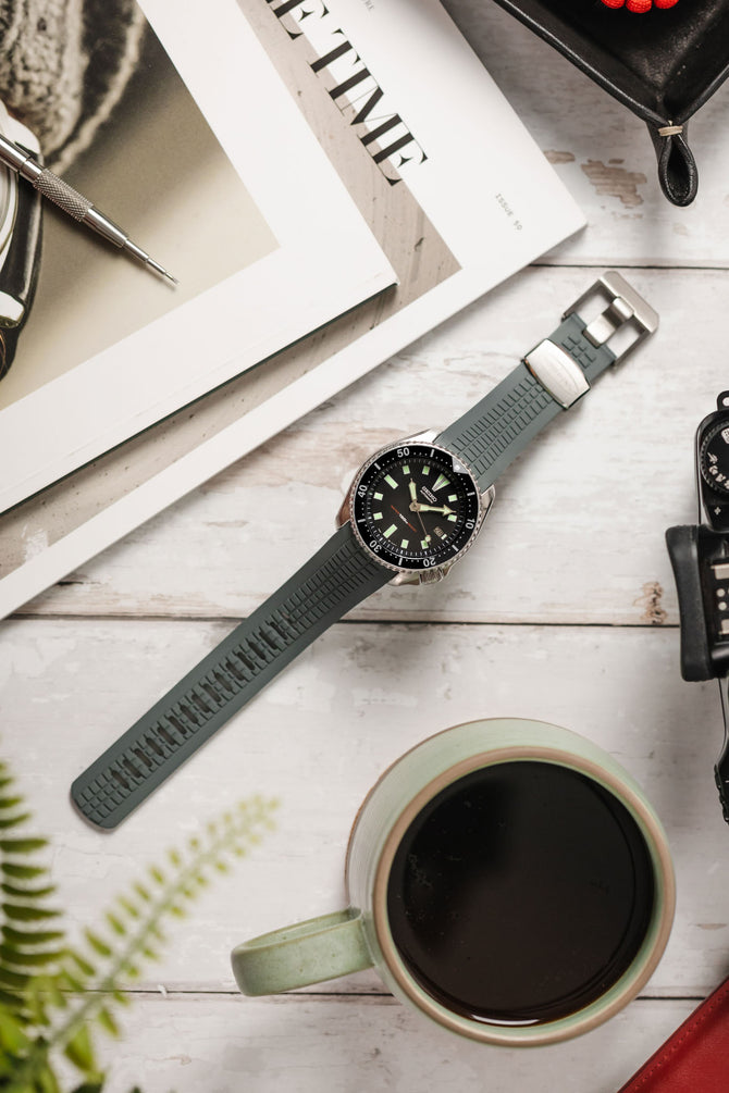 rubber strap grey