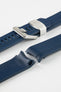 CRAFTER BLUE CB13 Rubber Watch Strap for Seiko Mini Turtle Series – NAVY with Rubber Keepers