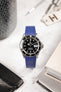 blue rolex rubber strap 
