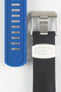 CRAFTER BLUE TD01 Rubber Watch Strap for Tudor Black Bay Series – BLACK & BLUE