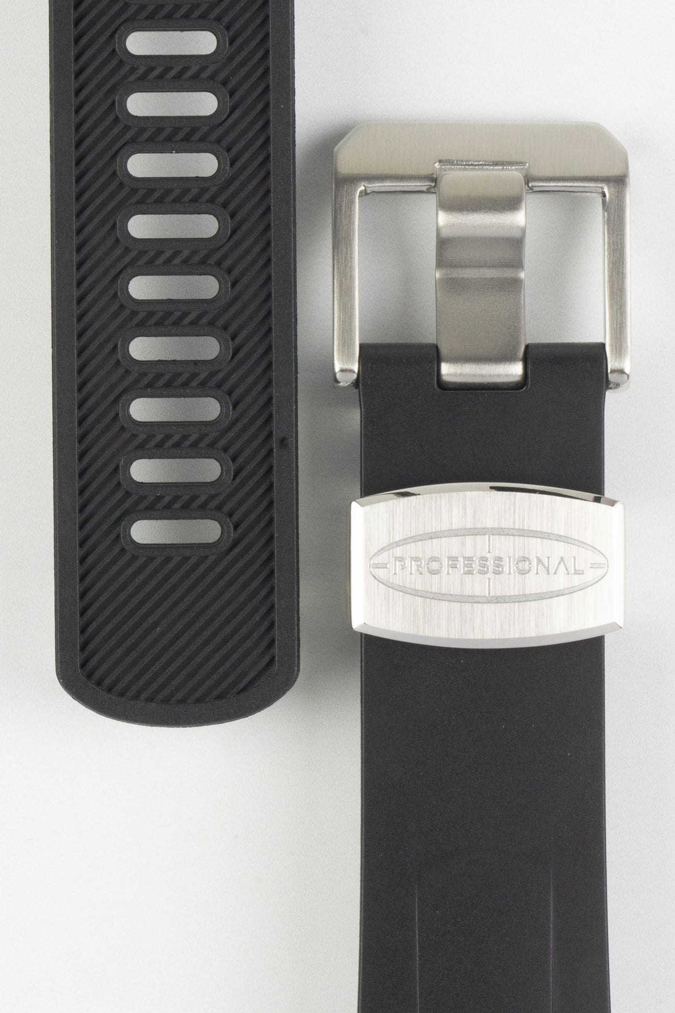 CRAFTER BLUE TD02 Rubber Watch Strap for Tudor Pelagos Series – BLACK