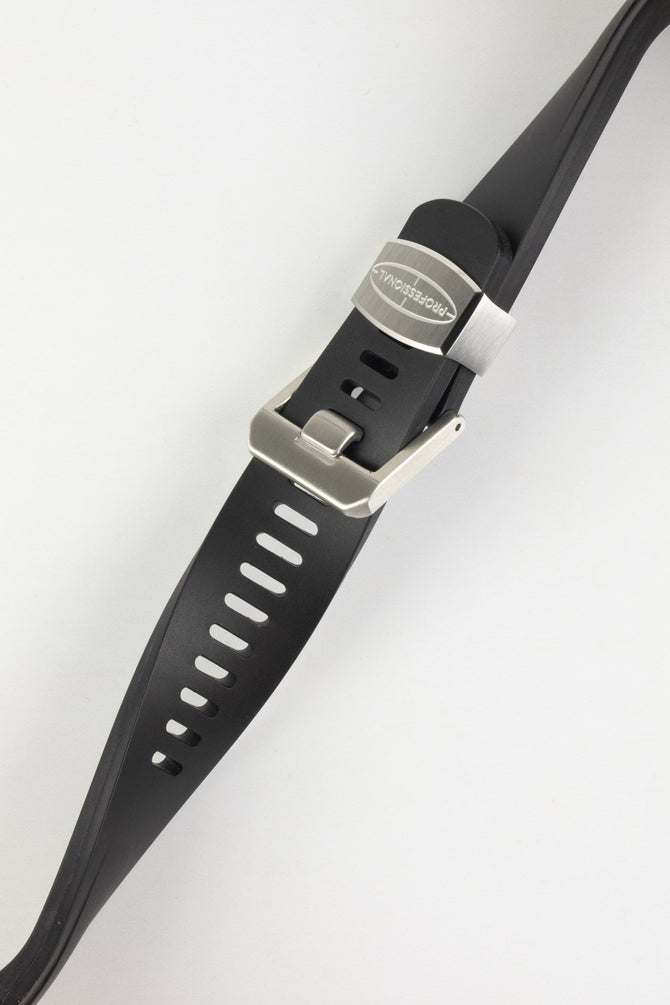 CRAFTER BLUE TD02 Rubber Watch Strap for Tudor Pelagos Series – BLACK