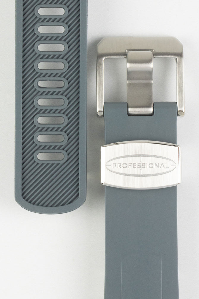CRAFTER BLUE TD02 Rubber Watch Strap for Tudor Pelagos Series – GREY