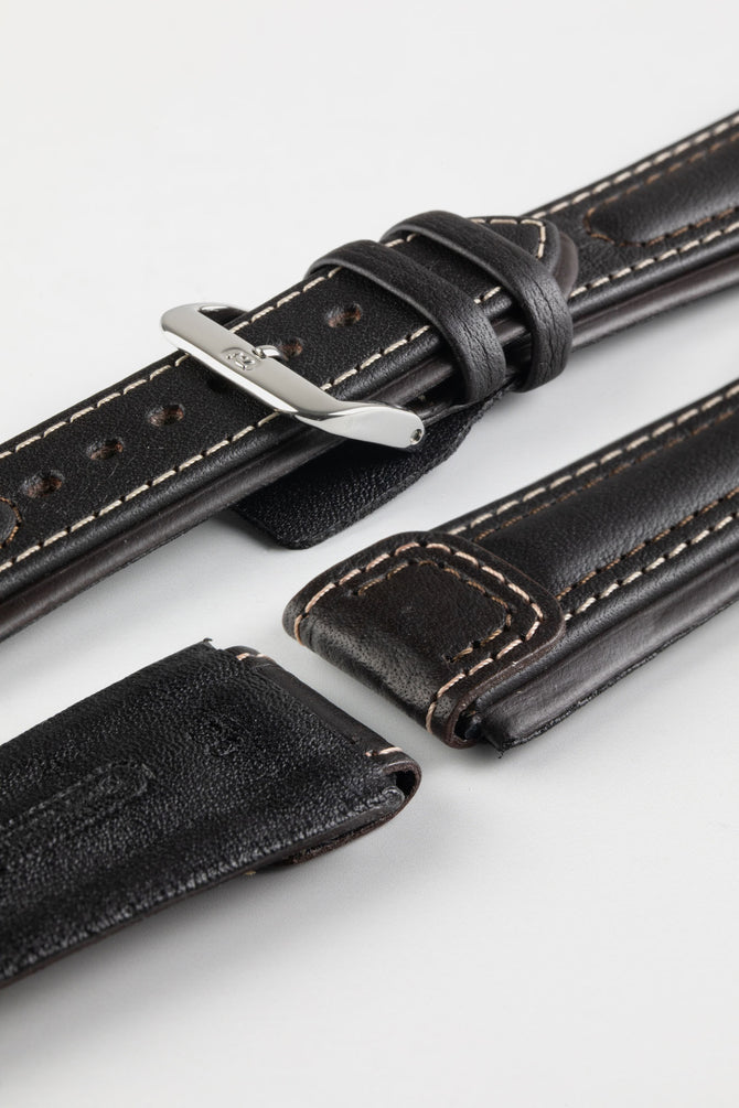 di modell waterproof leather strap 