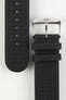 Di-Modell DESIGN Waterproof Sport Leather Watch Strap in BLACK