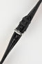 Di-Modell IMPERATOR Waterproof Alligator-Embossed Calfskin Watch Strap in BLACK