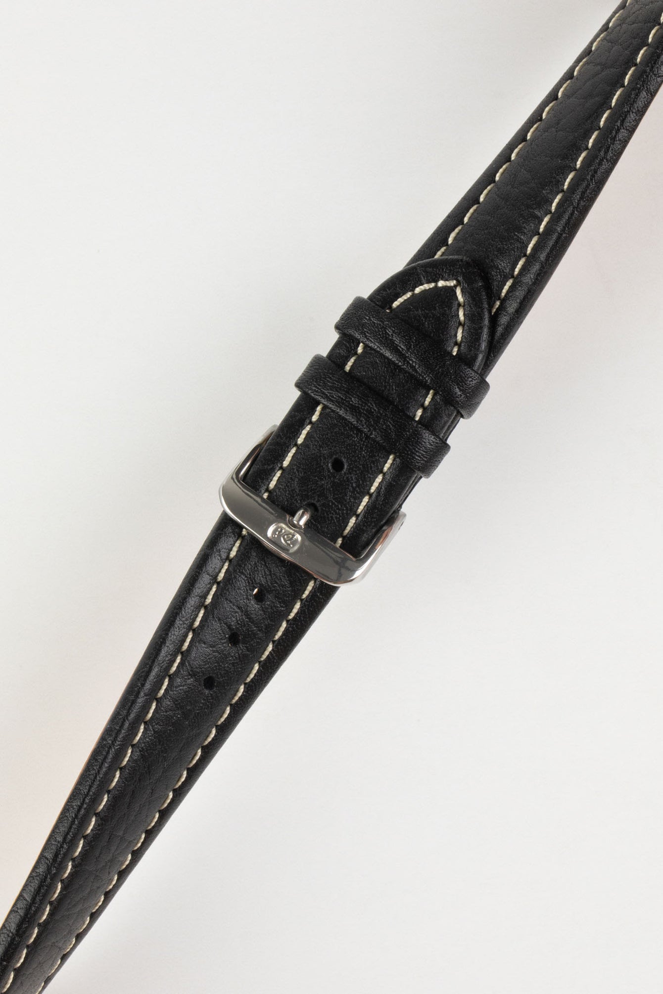Di-Modell MONTANA Leather Sport Watch Strap in BLACK