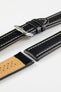 Di-Modell MONTANA Leather Sport Watch Strap in BLACK