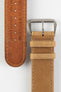 Di-Modell NATURAL Anti-Allergic Leather Watch Strap in HONEY