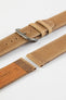 Di-Modell NATURAL Anti-Allergic Leather Watch Strap in HONEY