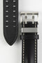 Di-Modell OFFROAD Calfskin Leather Watch Strap in BLACK