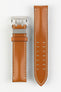 Di-Modell Offroad Leather Watch Strap with Brushed Stainless Steel buckle and keeper in Golden Brown