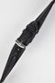Di-Modell POLO SHERPA Waterproof Padded Leather Watch Strap in BLACK