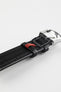 Di-Modell POLO SHERPA Waterproof Padded Leather Watch Strap in BLACK