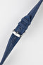 Di-Modell POLO SHERPA Waterproof Padded Leather Watch Strap in BLUE