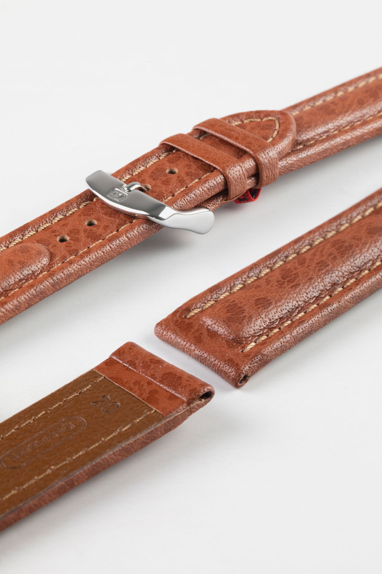 waterproof leather watch strap 