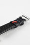 Di-Modell RALLYE Waterproof Sport Leather Watch Strap in BLACK