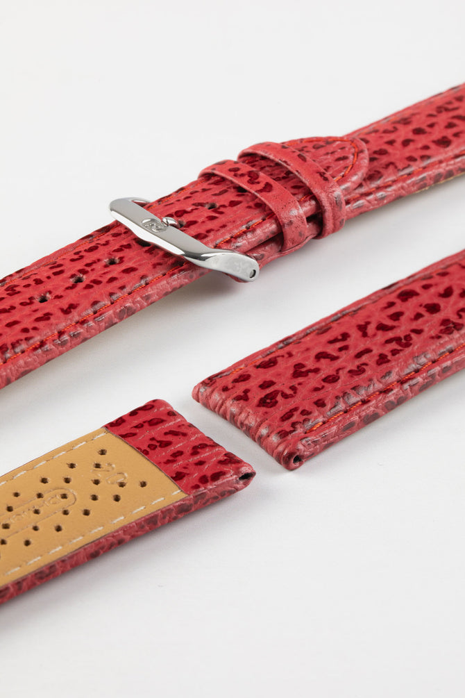 red leather strap watch 