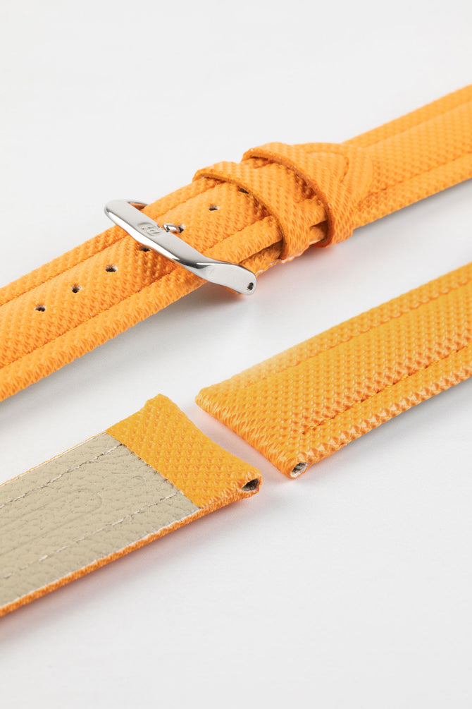 orange nylon watch strap 