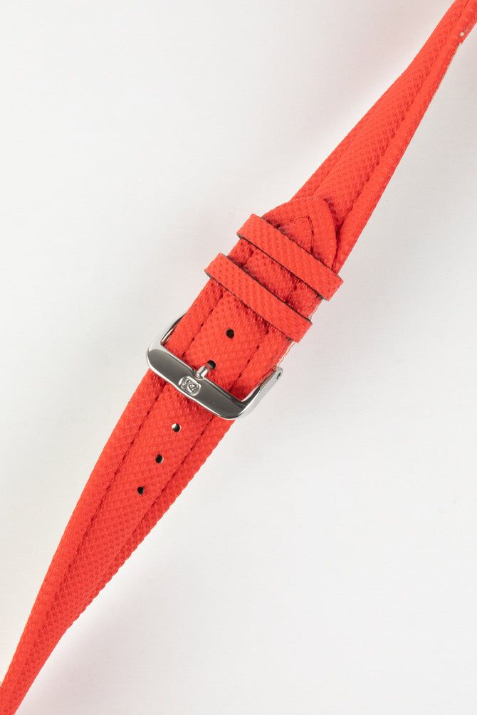Di-Modell TRAVELLER PU Nylon Waterproof Watch Strap in RED