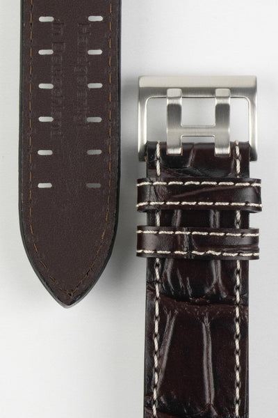 Di-Modell VENEZUELA Pilot Sport Watch Strap in BROWN