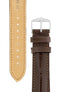 hirsch earl dark brown watch strap
