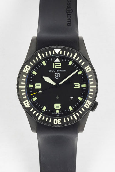 gunmetal grey watch