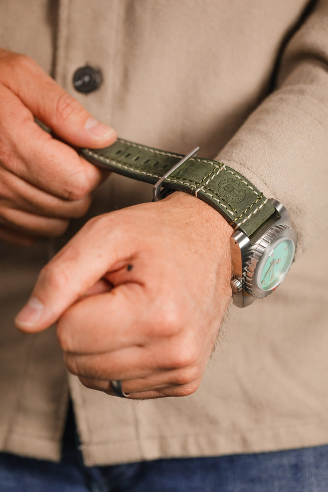 watch on wrist