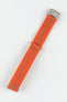 Erika's Originals ORANGE MN™ Strap with DARK GREY Centerline - BRUSHED Hardware