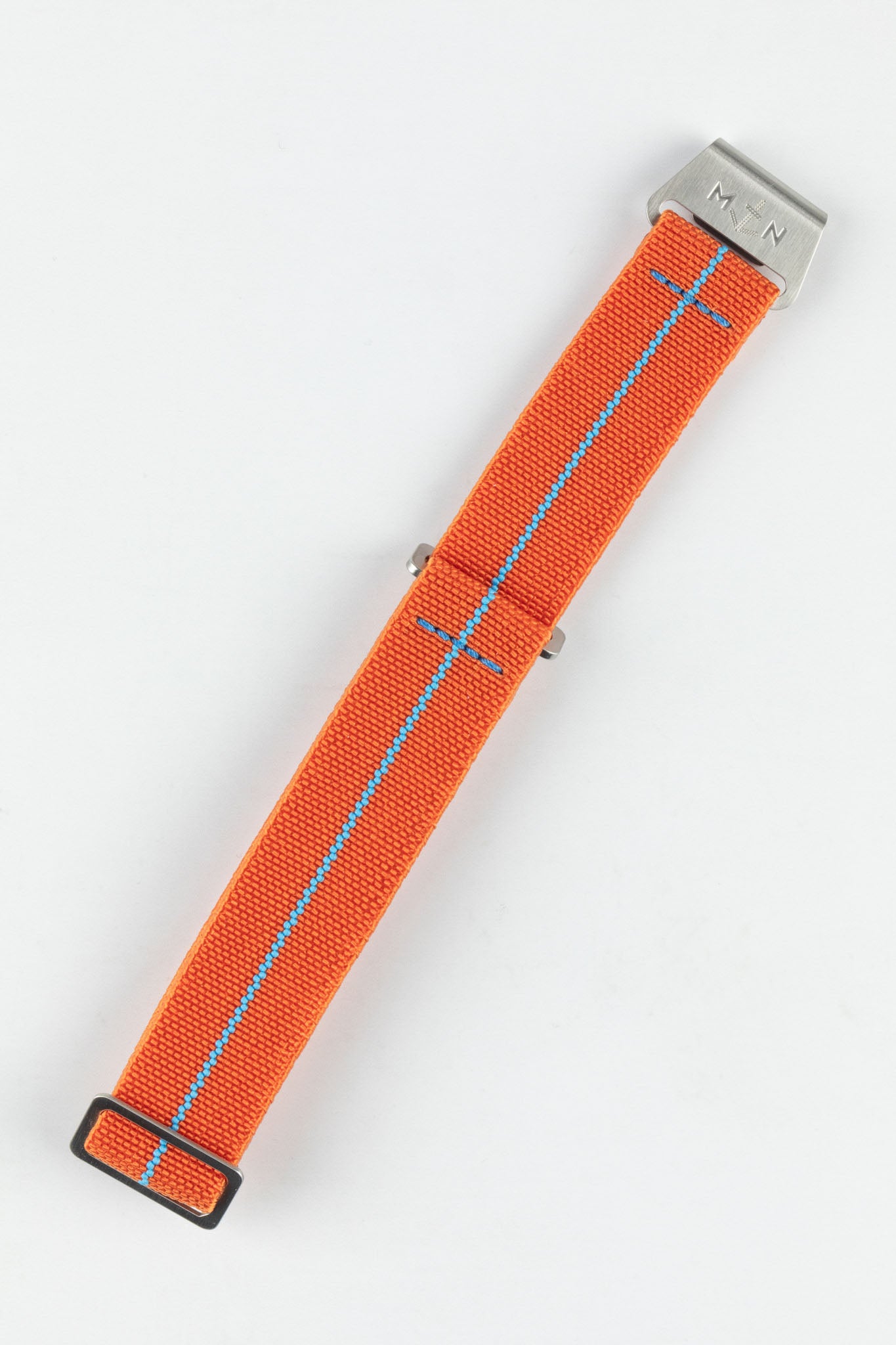 Erika's Originals ORANGE MN™ Strap with TURQUOISE Centerline Stitch