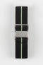 Erika's Originals BLACK OPS MN™ Strap with MINT GREEN Centerline - BRUSHED Hardware