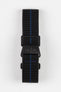 Erika's Originals BLACK OPS MN™ Strap with NAVY Centerline - BLACK Hardware