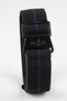 Erika's Originals BLACK OPS MN™ Strap with NAVY Centerline - BLACK Hardware