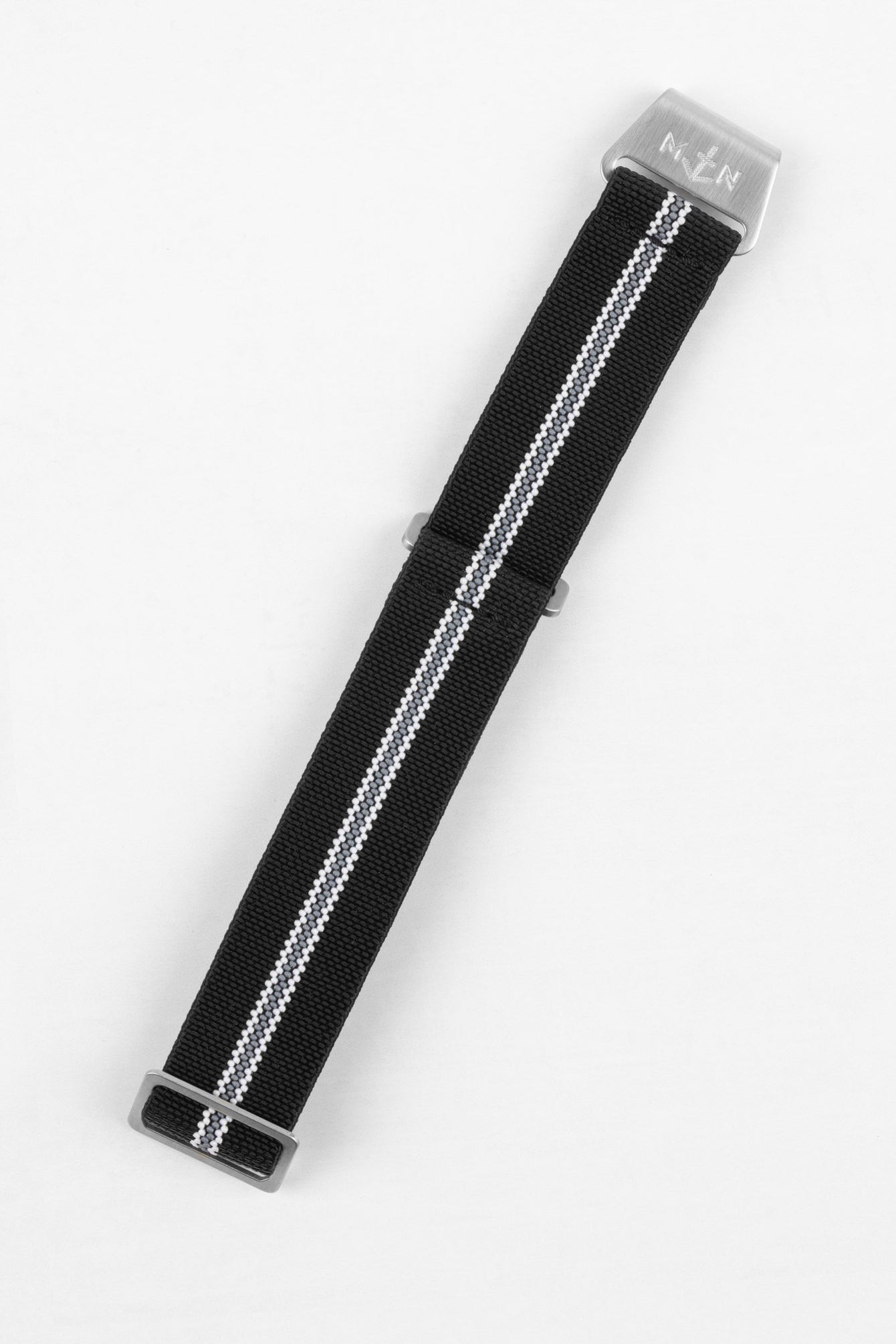 Erika's Originals CORSA MN™ Strap with GREY Centerline - BRUSHED Hardware