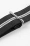 Erika's Originals CORSA MN™ Strap with GREY Centerline - BRUSHED Hardware