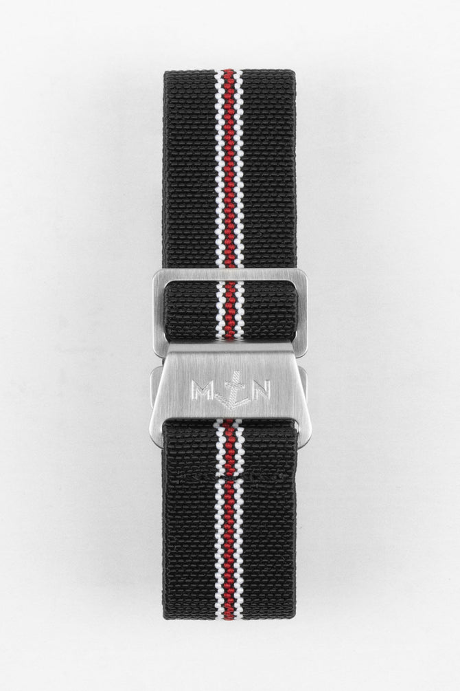Erika's Originals CORSA MN™ Strap with RED Centerline - BRUSHED Hardware