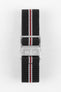 Erika's Originals CORSA MN™ Strap with RED Centerline - BRUSHED Hardware