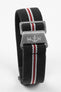 Erika's Originals CORSA MN™ Strap with RED Centerline - BRUSHED Hardware