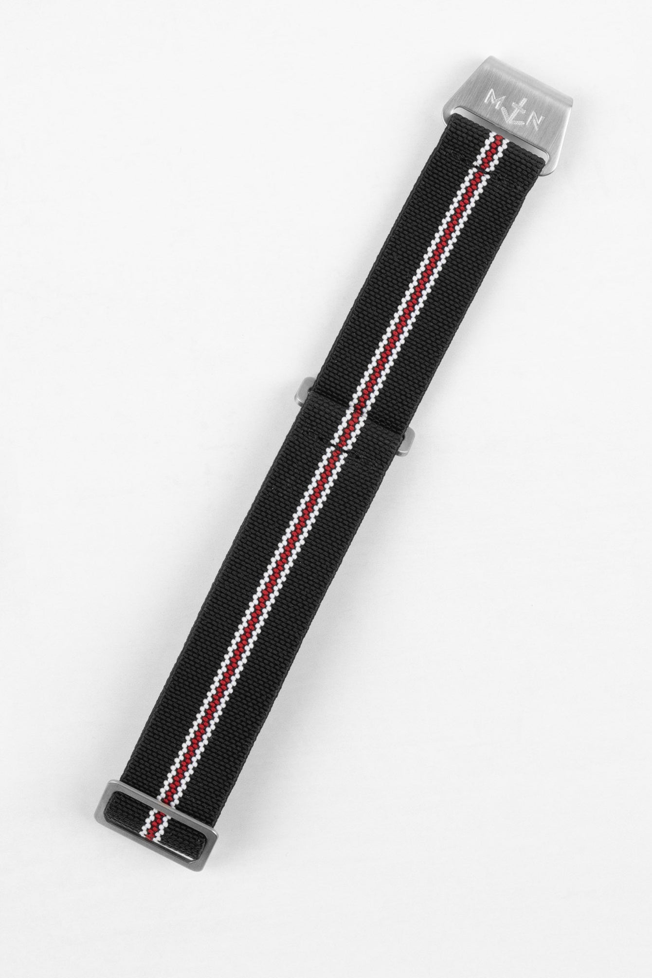 Erika's Originals CORSA MN™ Strap with RED Centerline - BRUSHED Hardware
